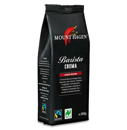Caffè in grani Arabica 100% Barista Crema Fairtrade Biologico 500 g – Mount Hagen