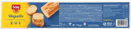 SET 12 x Baguette- baguette in cassetta senza glutine 175 g