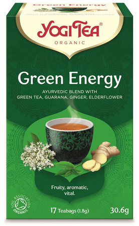 Tè verde Green Energy Biologico (17 x 1,8 g) 30,6 g – Yogi Tea