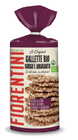 SET 12 x Cialde di sorgo e amaranto senza glutine bio 120 g