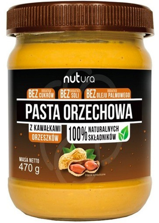 Crema di arachidi croccante 470 g – Natura