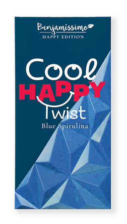 Cioccolato vegano alla Spirulina blu BIO 60 g – Biobenjamin