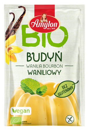 Budino alla vaniglia senza glutine BIO 40 g – Amylon