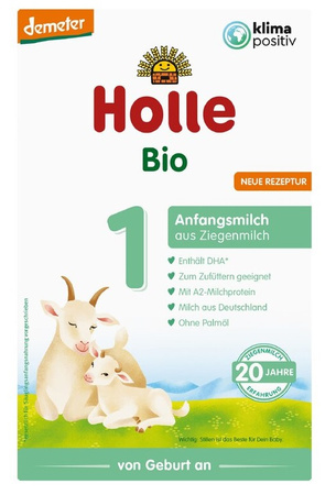 Latte di capra per lattanti 1, dalla nascita, BIO 400 g – Holle