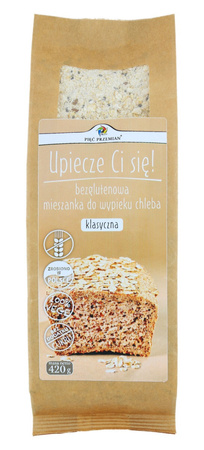 Miscela per pane classica senza glutine 420 g – Pięć Przemian (Five Transformations)