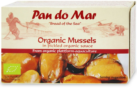 Cozze in olio d'oliva biologico 115 g – Pan Do Mar