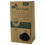 Tintura per capelli blu intenso nero (1.01) 250 g - Biomagic