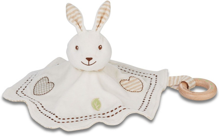 Doudou copertina Coniglietto in cotone da 0 mesi (25 cm) certificato FSC e GOTS – Everearth