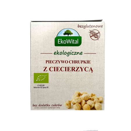 Pane croccante con ceci senza glutine bio 100 g