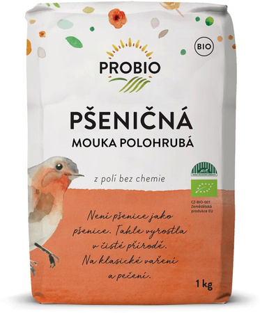 Farina di grano krupczatka tipo 450 bio 1 kg - PROBIO