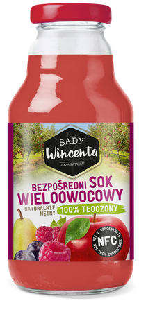 Succo multifrutto naturalmente torbido 330 ml - Frutteti Wincenta