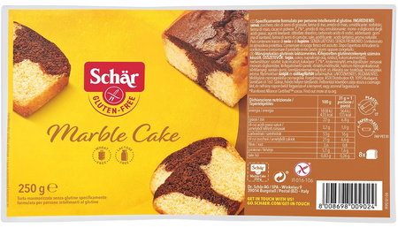 Torta marmorizzata al cacao senza glutine 250 g – Schar