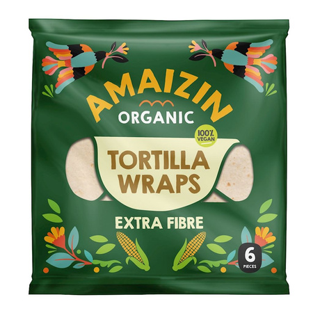 Impacchi di tortilla con crusca (fonte di fibra alimentare) bio 240 g