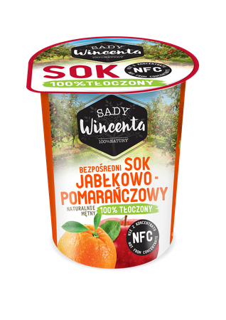 Succo di mela e arancia naturalmente torbido 200 ml - Frutteti Wincenta
