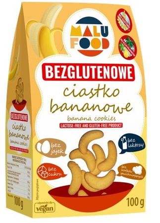 Biscotti di pasta frolla alla banana senza zucchero 100g