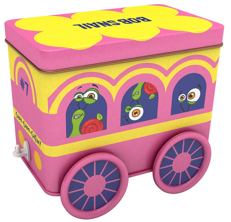 Carro: snack e gelatine di frutta con giocattolo e adesivo senza glutine 107g - Bob Snail (prodotto stagionale)