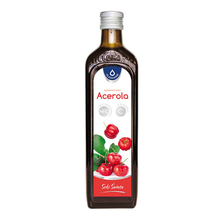 Succo di acerola con vitamina c 490 ml - oleofarm