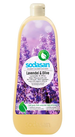 Sapone liquido lavanda e oliva Biologico 1000 ml – Sodasan
