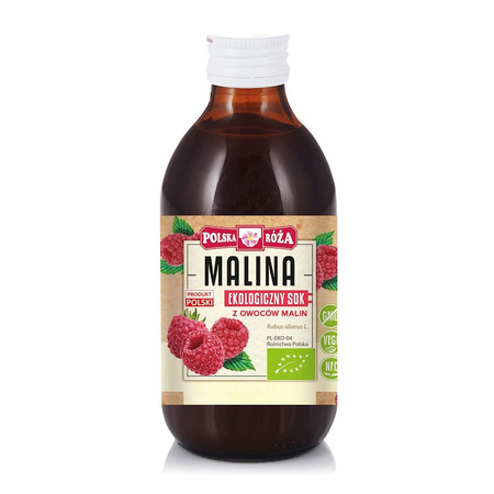 Succo di lamponi biologico 250 ml – Polska Róża