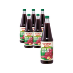 SET 6 x Succo di barbabietola sottaceto con succo di zenzero bio demeter 700 ml voelkel