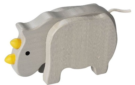 Rinoceronte in bambù da 24 mesi (14 x 4 x 8 cm) – Everearth