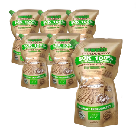 Set di 6 succhi di crauti bio 500 ml
