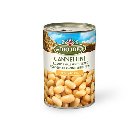 Fagioli bianchi fini biologici in latta 400 g (240 g) – La Bio Idea