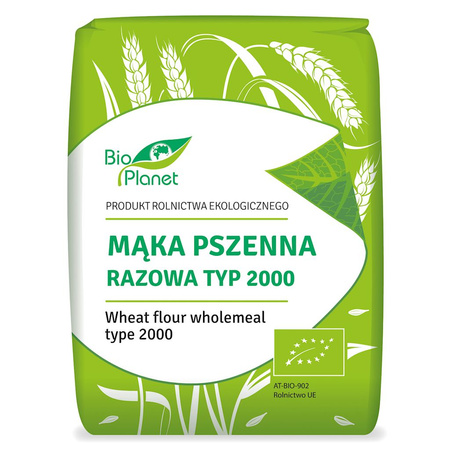 SET 5 x Farina di grano integrale tipo 2000 bio 1 kg