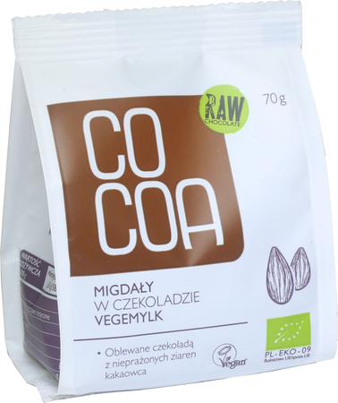 Mandorle al cioccolato vegetale Biologico 70 g – Cocoa