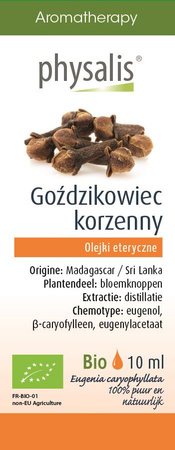 Olio essenziale di chiodi di garofano (kruidnagel) bio 10 ml
