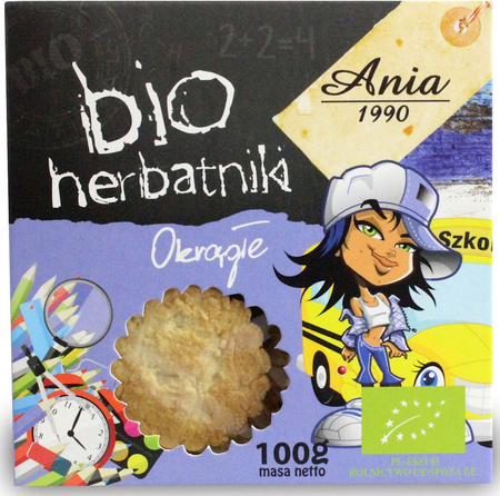 Biscotti rotondi BIOLOGICI 100 g – Ania Bio