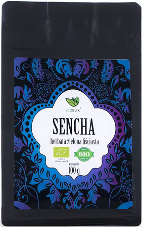 Tè verde in foglie Sencha BIO 100 g - Ecoblik