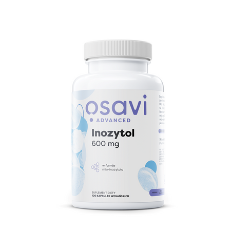 Inositolo (600 mg) integratore alimentare senza glutine 100 capsule – Osavi