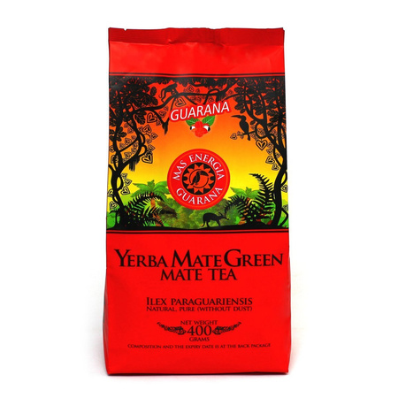 Yerba mate Green Mas Energia Guaranà 400 g – Mate Green biologico