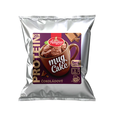 Torta proteica al cioccolato in tazza senza glutine 60 g – Amylon