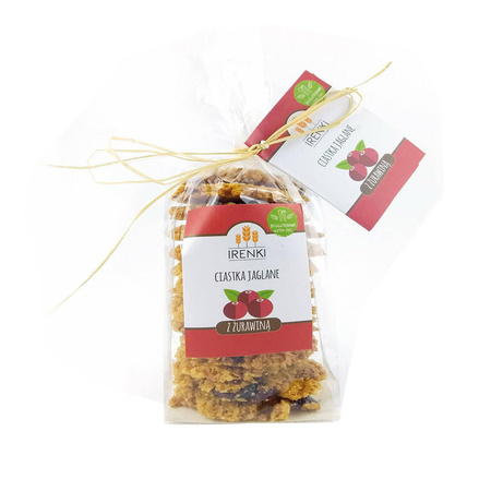 Biscotti al miglio con mirtilli rossi senza glutine 175 g – Follow