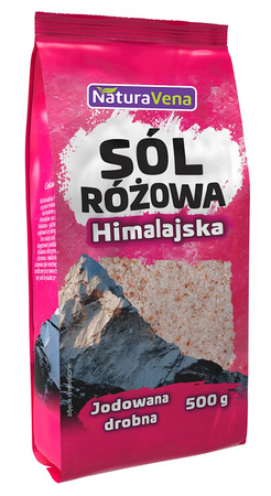 Sale rosa dell'Himalaya fine iodato 500 g – Naturavena
