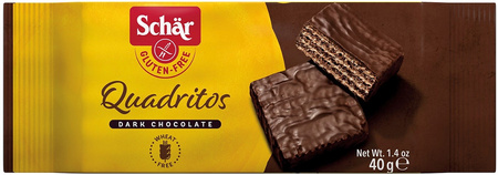 Quadritos - wafer al cioccolato senza glutine 40 g - Schar