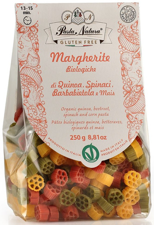 Pasta margherite senza glutine (mais tricolore) bio 250 g - Pasta Natura