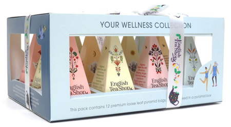 Assortimento di Infusi Benessere in Bustine Piramidali Biologici (12x2) 24 g – English Tea Shop