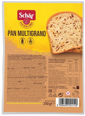 Pan multigrain senza glutine 250 g Schar