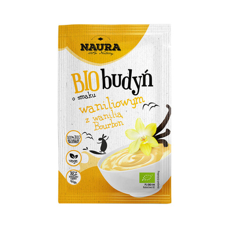 Budino alla vaniglia Biologico 38 g – Naura