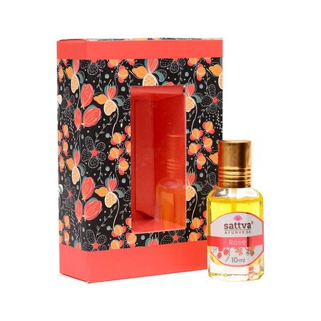 Profumo in olio di rosa 10 ml - Sattva