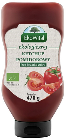 Ketchup senza zuccheri aggiunti BIO 470 g