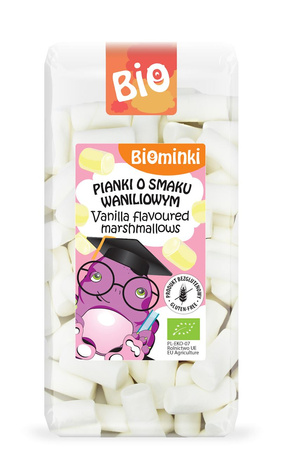Marshmallow senza glutine aromatizzati alla vaniglia bio 100 g