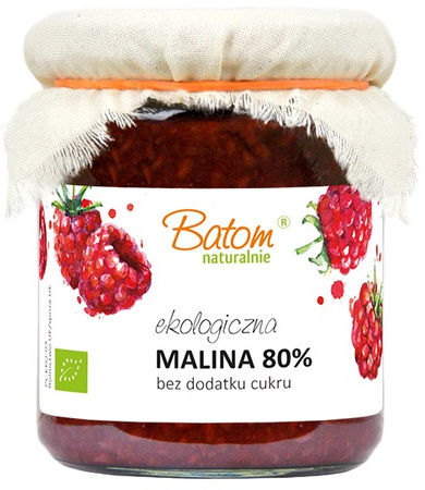 Lampone 80% senza zucchero biologico 260 g – Batom