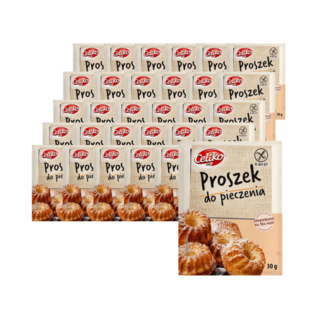 SET 30 x Celiko lievito in polvere senza glutine, 30 g