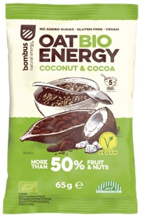 Farina d'avena senza glutine al cocco e cacao BIO 65 g