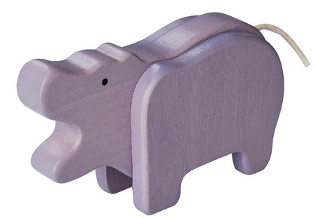 Ippopotamo di bambù dai 24 mesi (9 x 4 x 7 cm) – Everearth