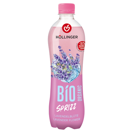 Bevanda gassata alla lavanda bio 500 ml - HOLLINGER